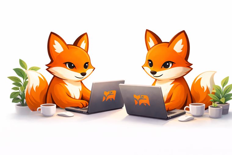 Copper Fox Digital team illustration